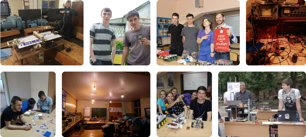 Фотографія підвальної аудиторії на кафедрі