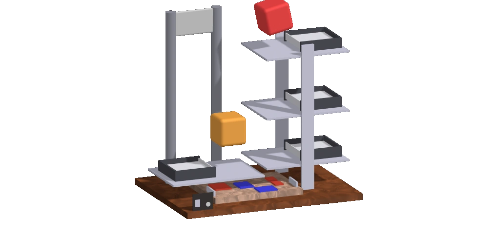 Прев'ю 3D моделі проекта Підйомник v3